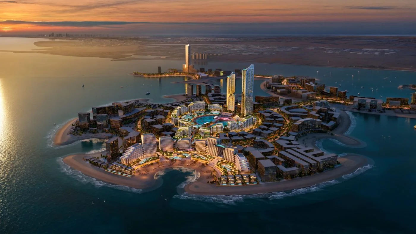 Al Marjan Island / Waterfront development / Artist render