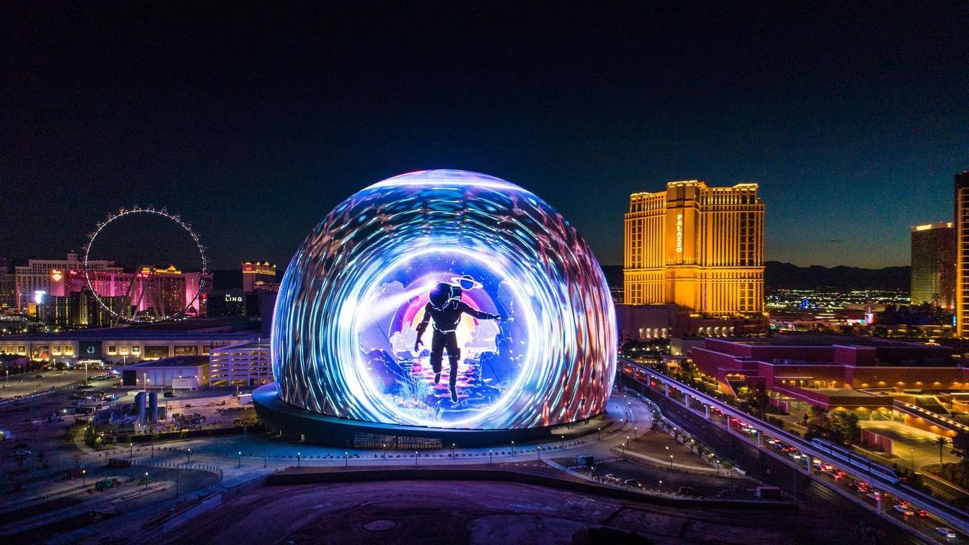Sphere Las Vegas / Reference for planned Abu Dhabi venue