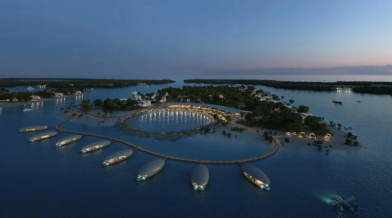 Ritz-Carlton Reserve / Ramhan Island / Planned render
