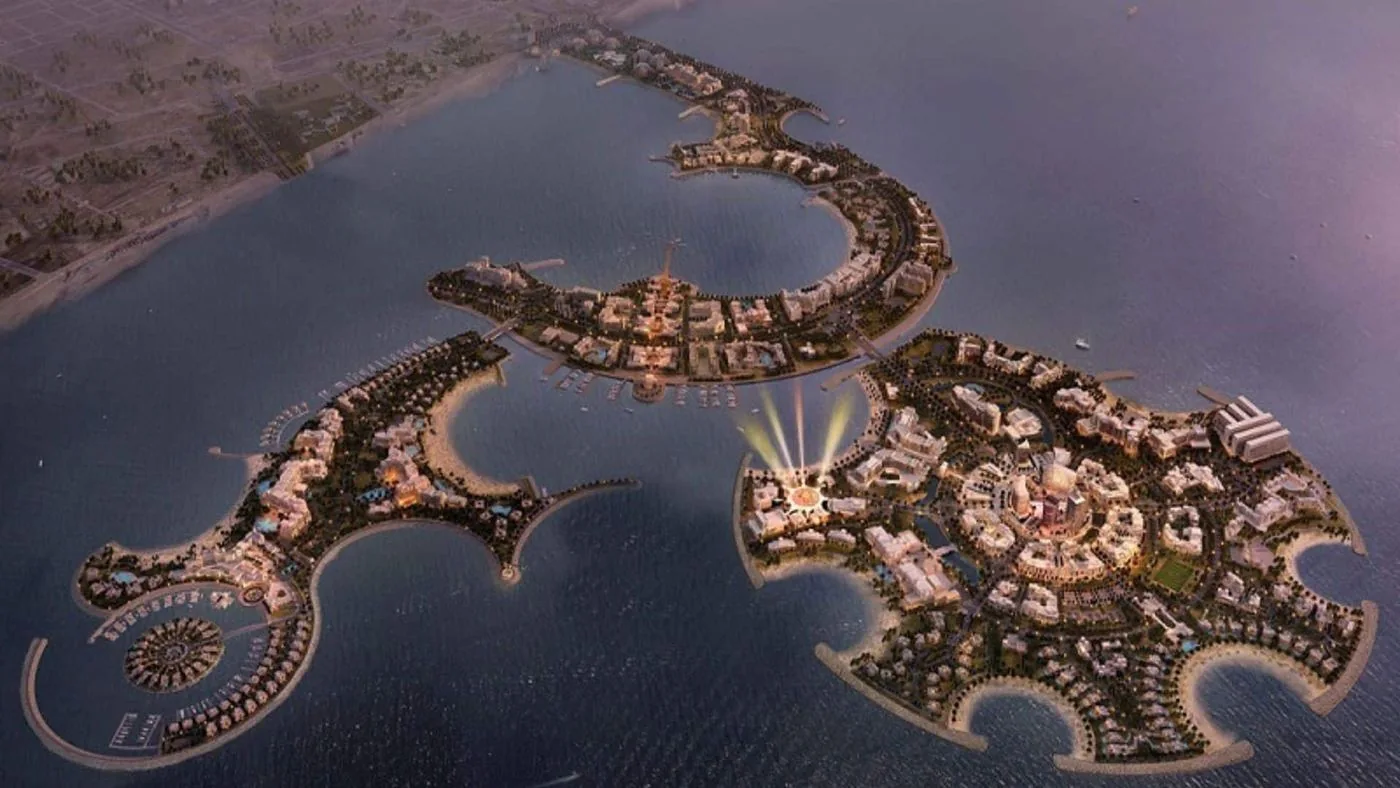 Al Marjan Island / Masterplan illustration