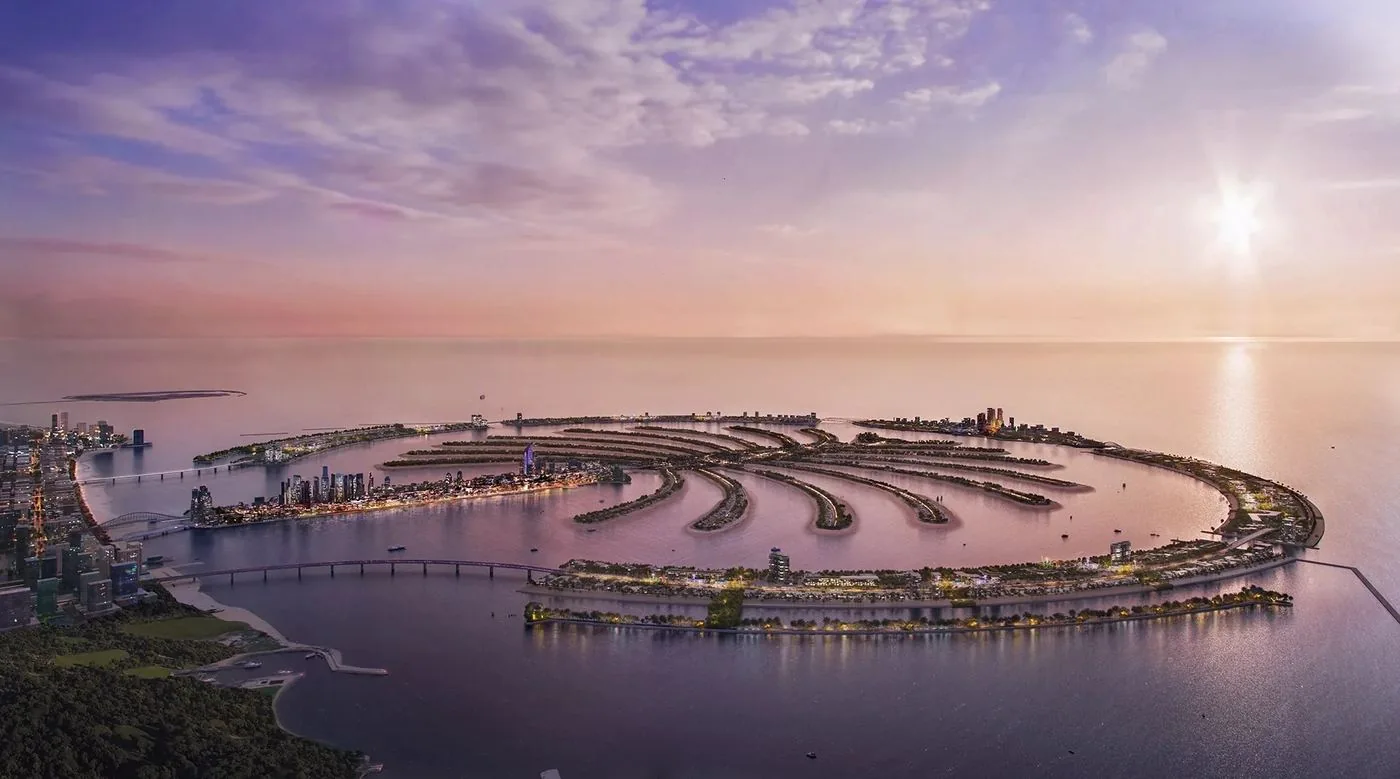 Palm Jebel Ali / Masterplan artist impression