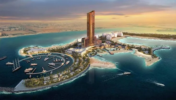Wynn Al Marjan Island / Under development / Exterior render